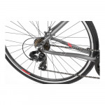 Krossový Bicykel 28 Kross Evado 1.0 L Sivo-červený matný